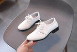 New British Style Lace-up Children's Shoes