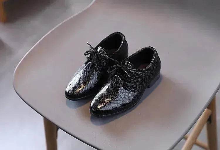 New British Style Lace-up Children's Shoes