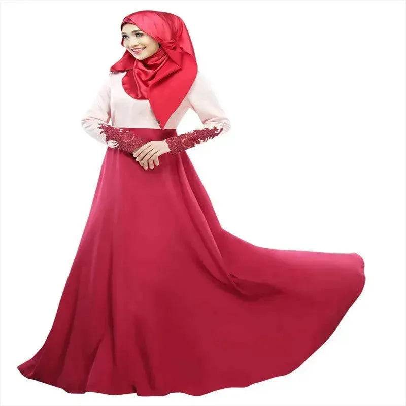 New color matching Arab  long skirt