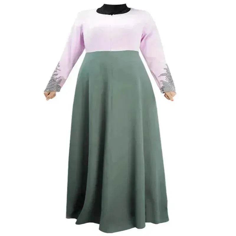 New color matching Arab  long skirt