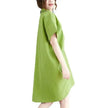 New Irregular Loose And Thin Literary Shirt Dress Women