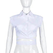 New Lace-up Trendy shirt  tank Top For Women