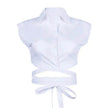 New Lace-up Trendy shirt  tank Top For Women