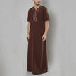 Fashionable and Elegant New Loose Men's Casual Arab  Robe Moroccan Men's Jalabiya