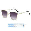 New Retro Small Frame Metal Hip Hop Sunglasses
