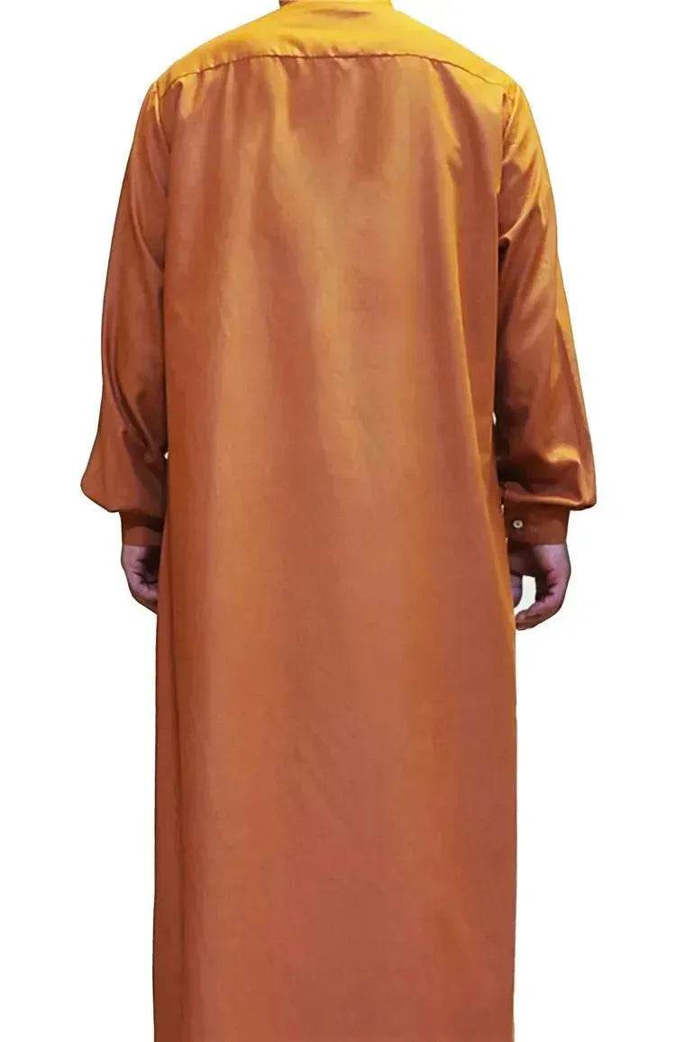 Fashionable and Elegant New Robe Arab  Men's Arab Men's Worship Robe Moroccan Men's Jalabiya