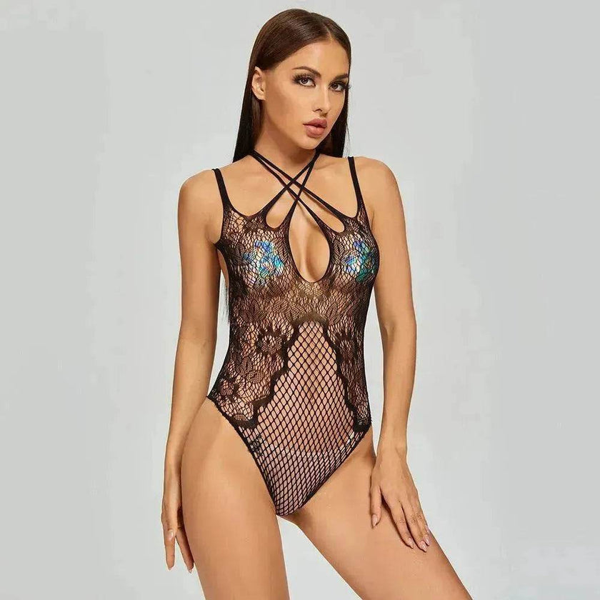 New Charming Lingerie Women Teddies Bodysuit Erotic Lingerie Crotch Stretch