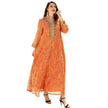Embroidered party Wedding Maxi Dress for Muslim Middle East Turkey Women.