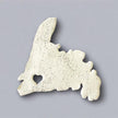 Newfoundland Fridge Magnet Handmade from Clay & Beach Sand
