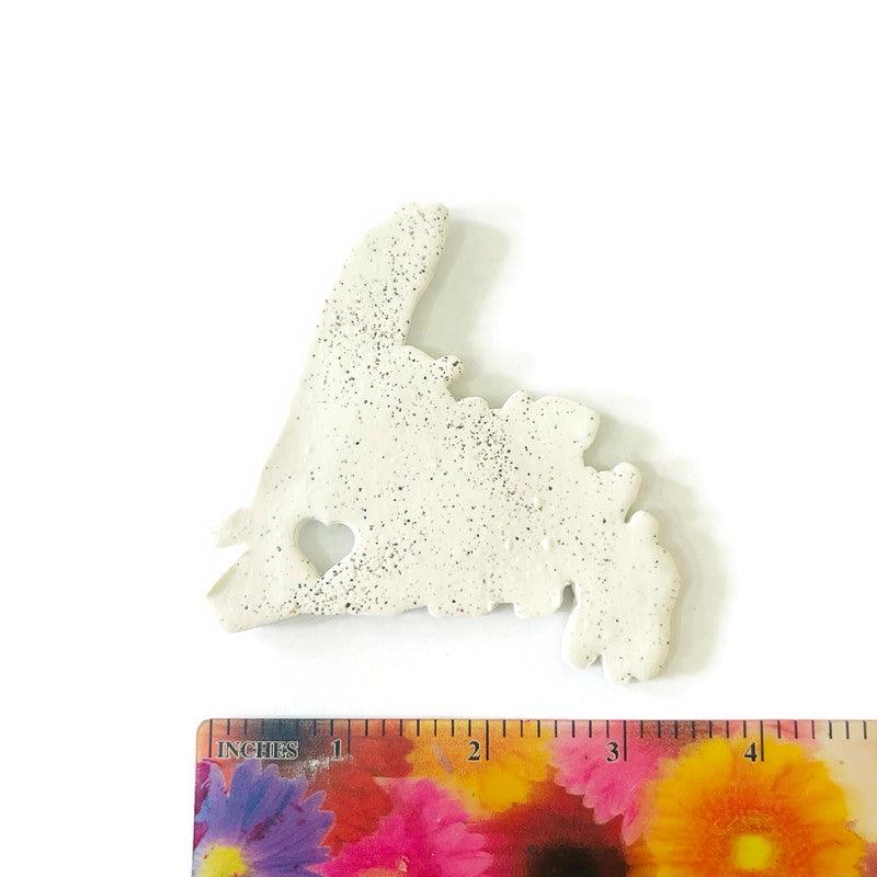 Newfoundland Fridge Magnet Handmade from Clay & Beach Sand