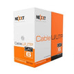 Nexxt - Câble Ethernet Gigabit UTP Cat6 en vrac, 1000 pieds, 4 paires, 23 AWG, CMR, certifié UL et ETL - Gris