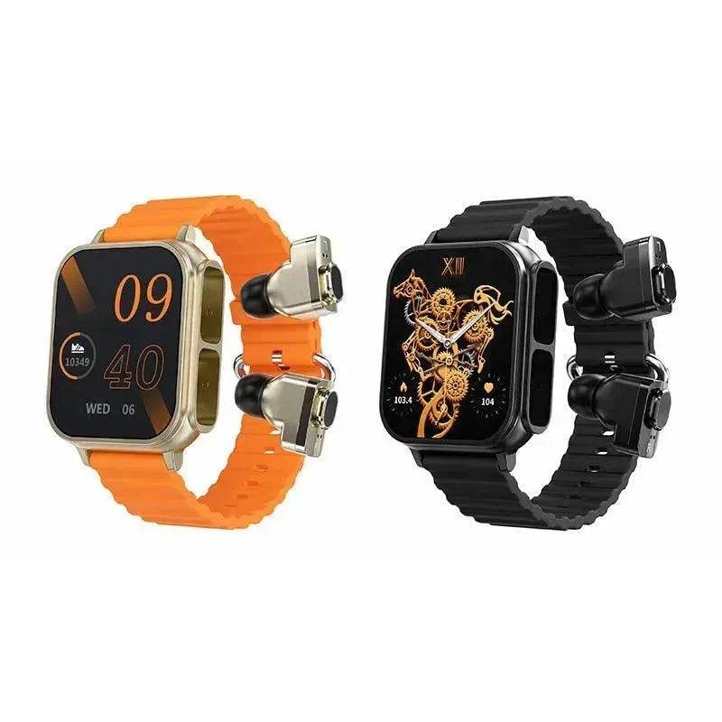 NFC Earphone Smart Watch Two-in-one Sitting Heart Rate Health Monitoring Multi-Language Support Smart Watch