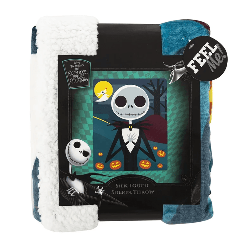 Nightmare Before Christmas 40x50 Silk Touch Sherpa Blanket