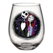 Nightmare Before Christmas Jack & Sally Swirl 33.5oz Oversized Teardrop Glass