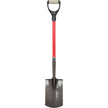 Heavy-Duty Shovels, Fibreglass, Carbon Steel Blade, D-Grip Handle, 30-1/2
