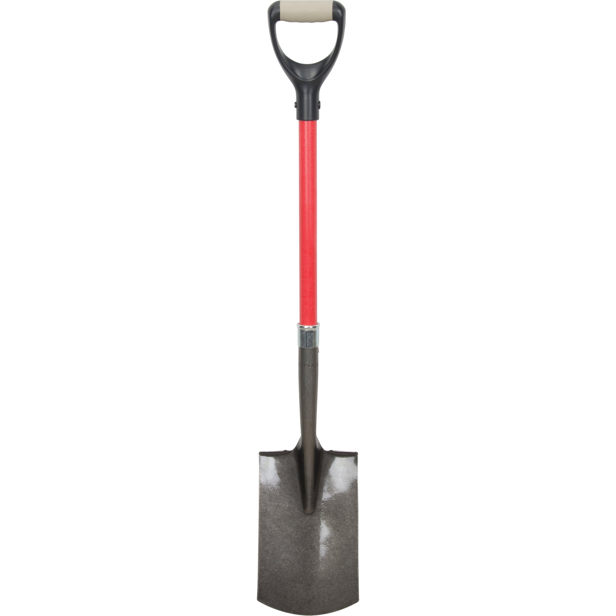 Heavy-Duty Shovels, Fibreglass, Carbon Steel Blade, D-Grip Handle, 30-1/2