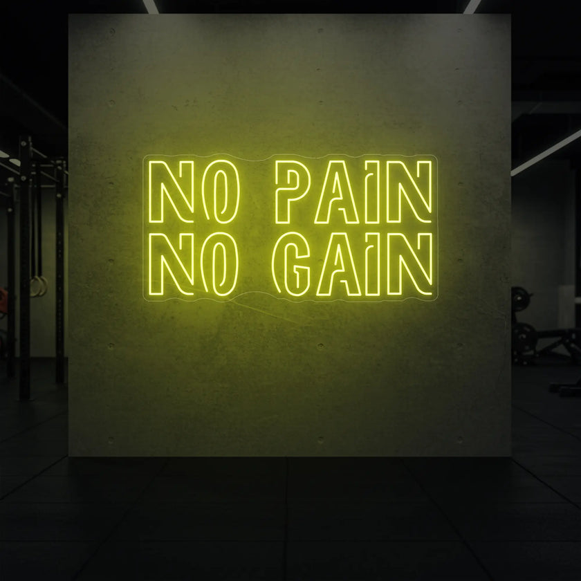 NO PAIN NO GAIN Neon Sign