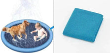 Non-Slip Splash Pad For Kids And Pet Dog Pool Summer Outdoor Water Toys Fun Backyard Fountain Play Mat