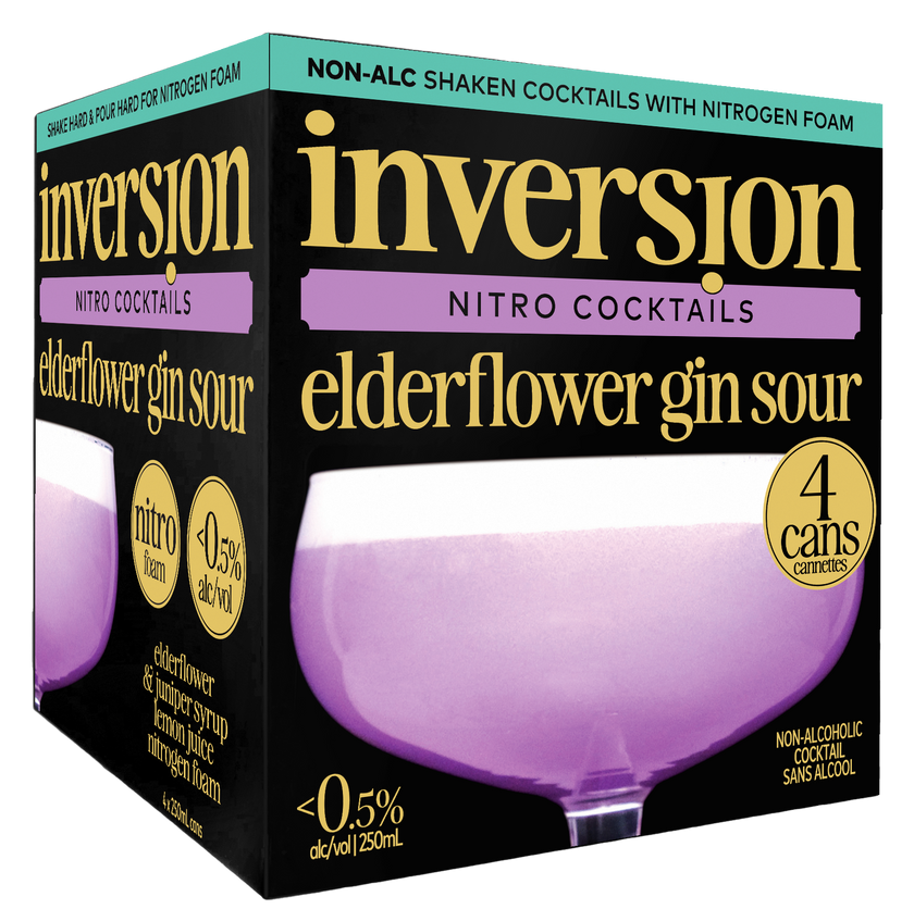 Inversion Nitro Cocktails - Elderflower Gin Sour