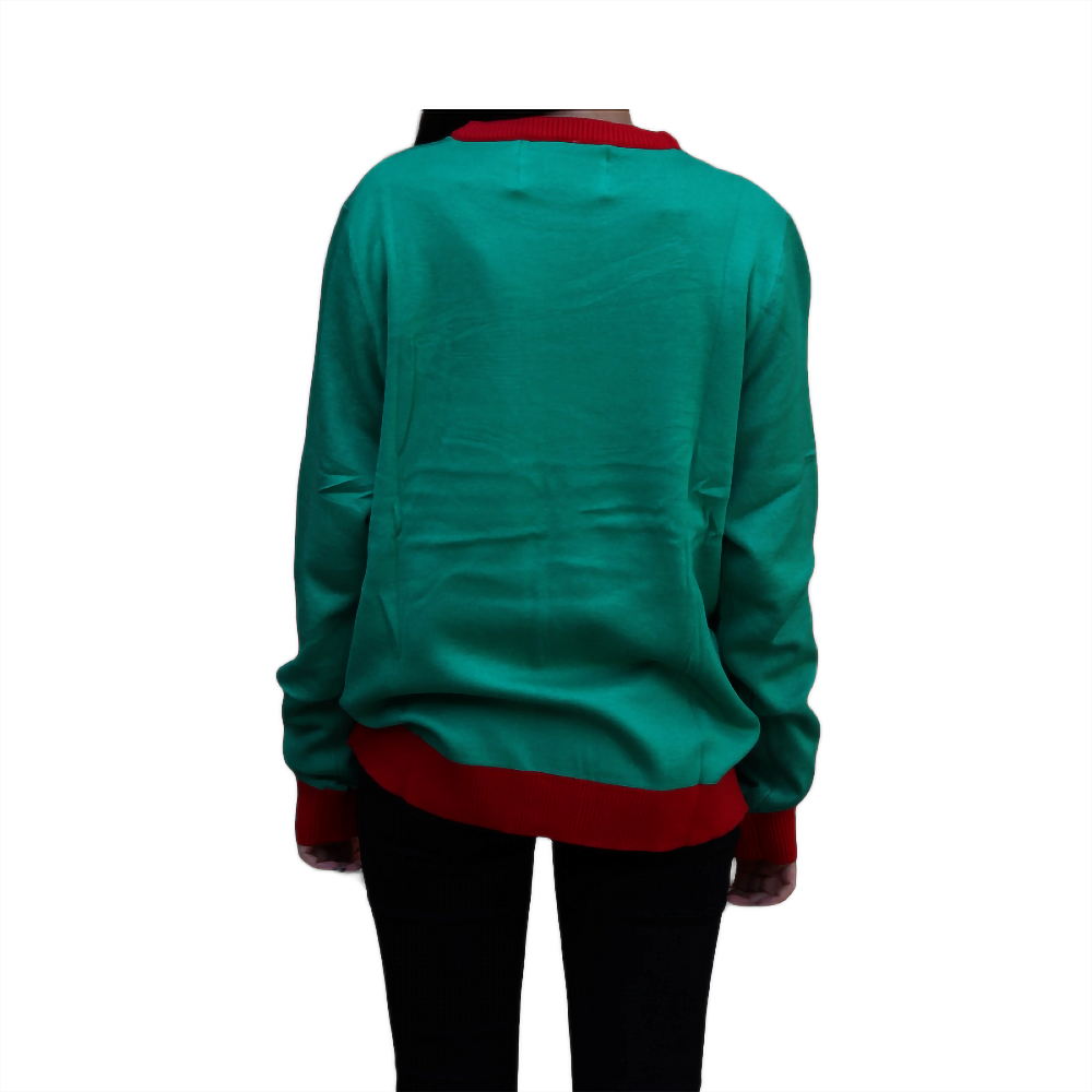 Bulky Santa North Swole Christmas Sweater
