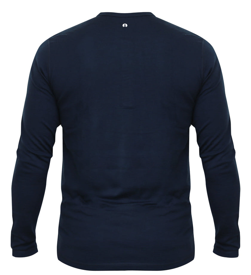 NorthWool Men's Merino Blend Henley — Heavyweight