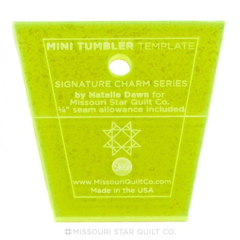 MIssouri Star Mini Tumbler Template for 2.5