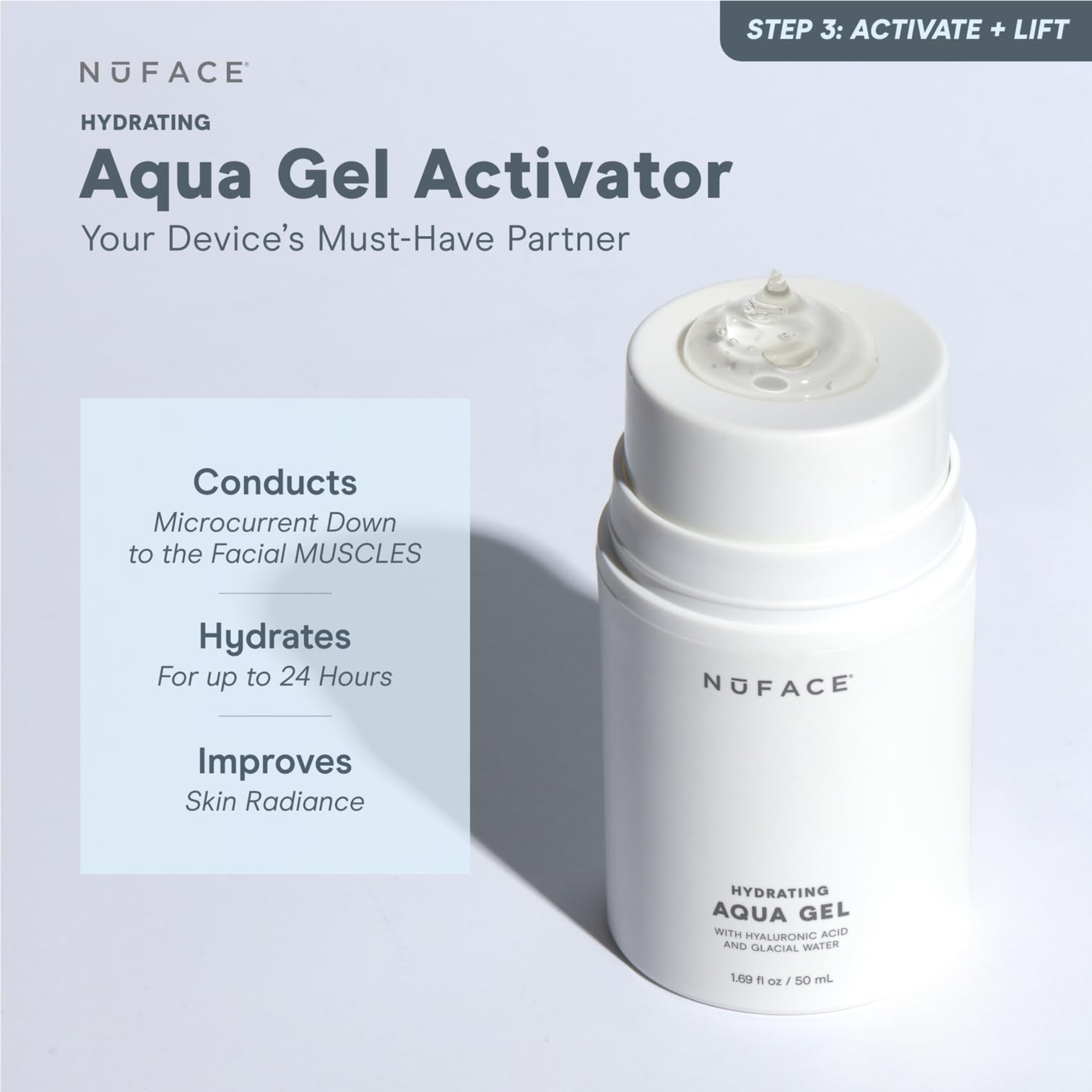 NuFACE Hydrating Aqua Gel Activator (100ml)