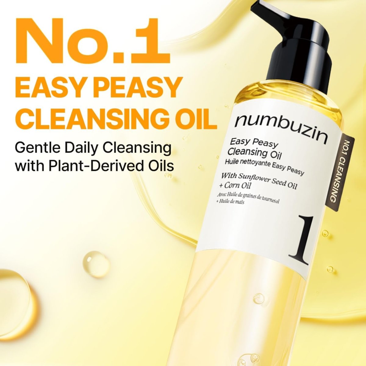 Numbuzin No.1 Easy Peasy Cleansing Oil  200ml