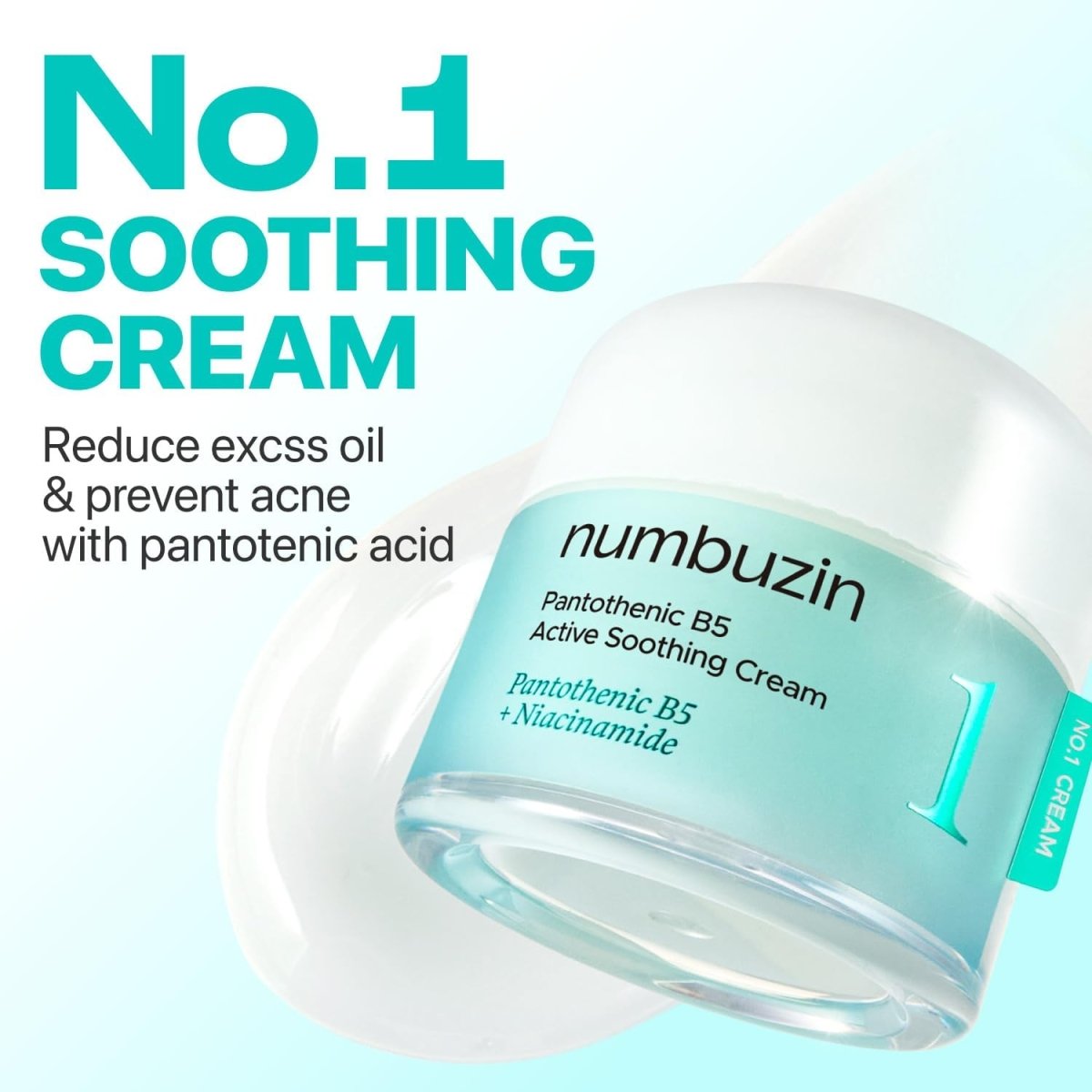 Numbuzin No.1 Pantothenic B5 Active Soothing Cream 80ml