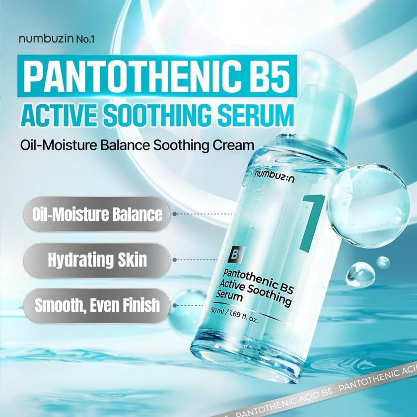 Numbuzin No.1 Pantothenic B5 Active Soothing Serum 50ml