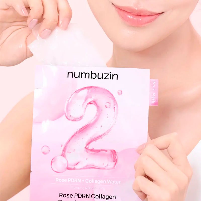 Numbuzin No.2 Rose PDRN Collagen Plumping Sheet Mask 33ml