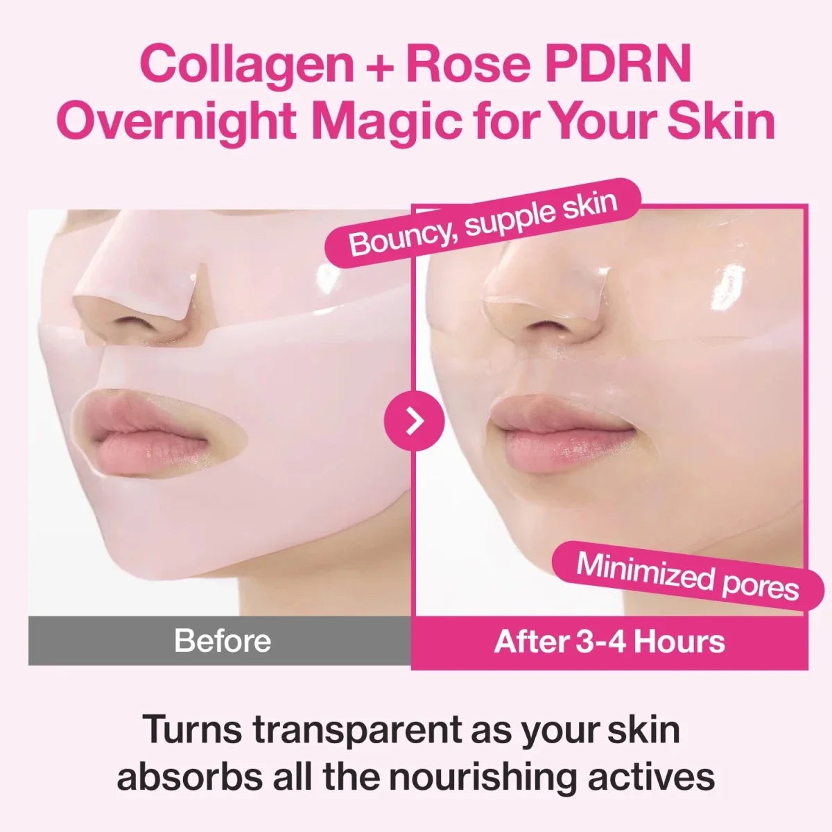Numbuzin No.2 Rose PDRN Collagen Plumping Sheet Mask 33ml