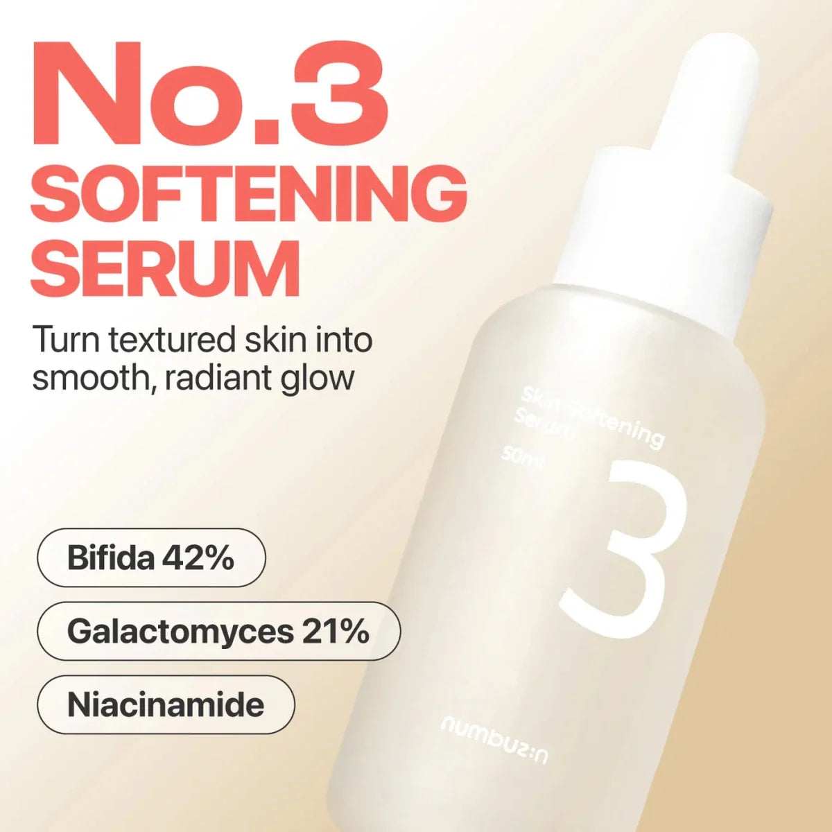 Numbuzin No.3 Bodlebodle Repair Serum 50ml