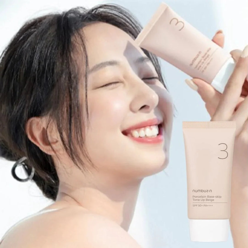 Numbuzin No.3 Porcelain Base-Skip Tone Up Beige 50ml