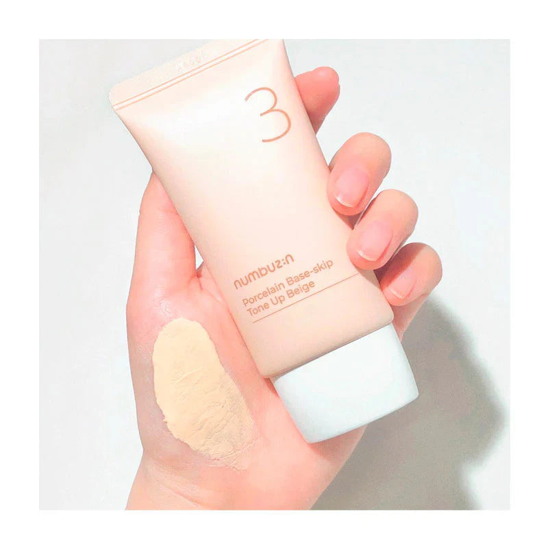 numbuzin No.3 Porcelain Base-Skip Tone Up Beige 50ml