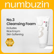 Numbuzin No.3 Rice Enzyme Skin Softening Cleansing Foam 154g