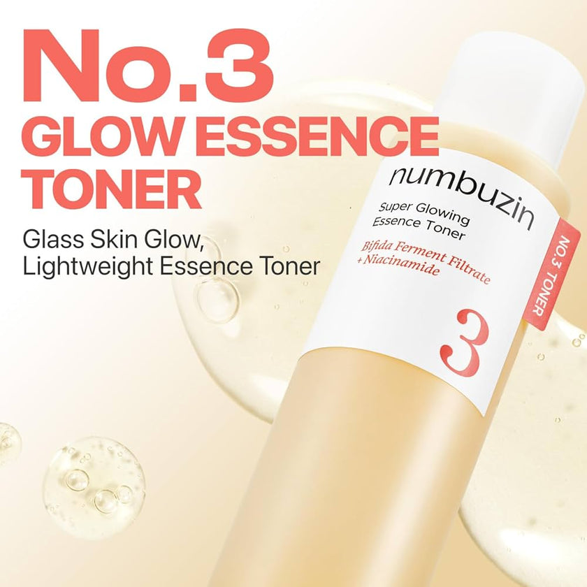 Numbuzin No.3 Super Glowing Essence Toner  200ml