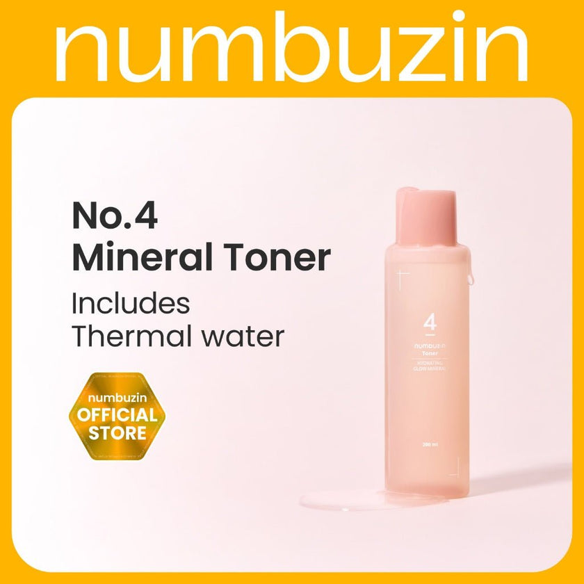 Numbuzin No.4 Hydrating Glow Mineral Toner 200ml