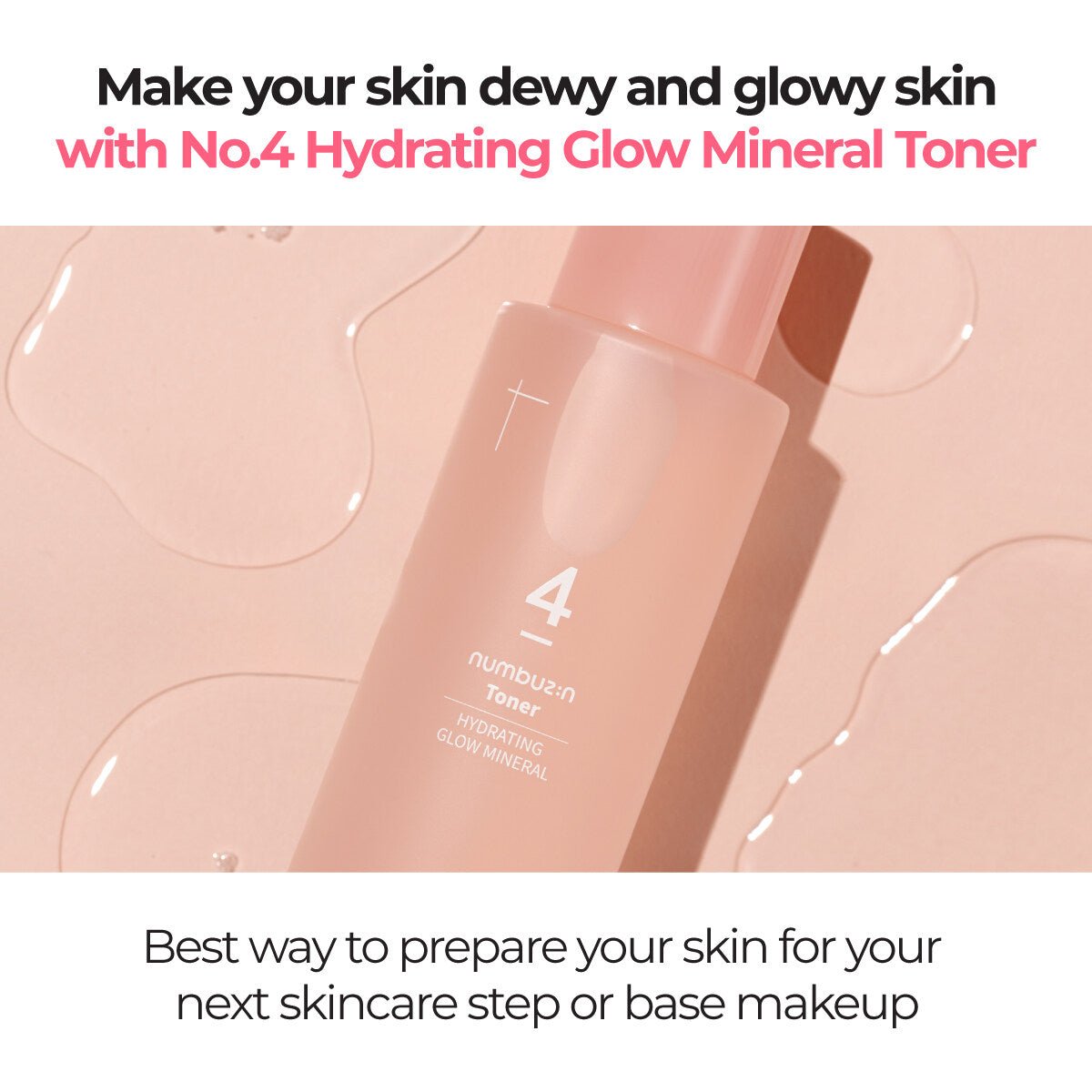 Numbuzin No.4 Hydrating Glow Mineral Toner 200ml