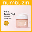 Numbuzin No.4 Pore Zero Peeled Egg Toner Pad 190ml / 70pads