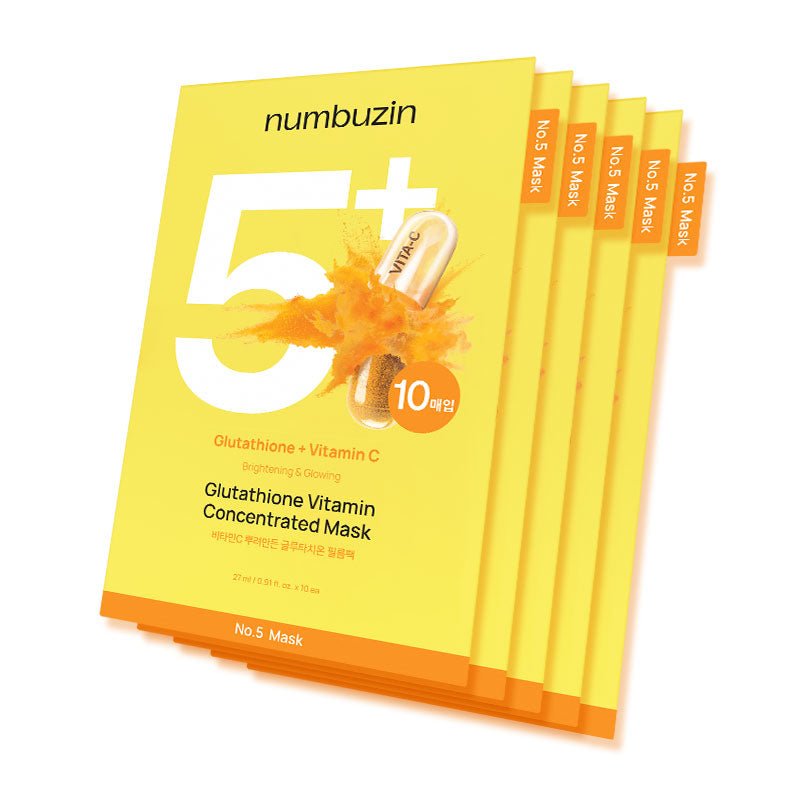 Numbuzin No.5+ Glutathione Vitamin Concentrated Mask 27ml