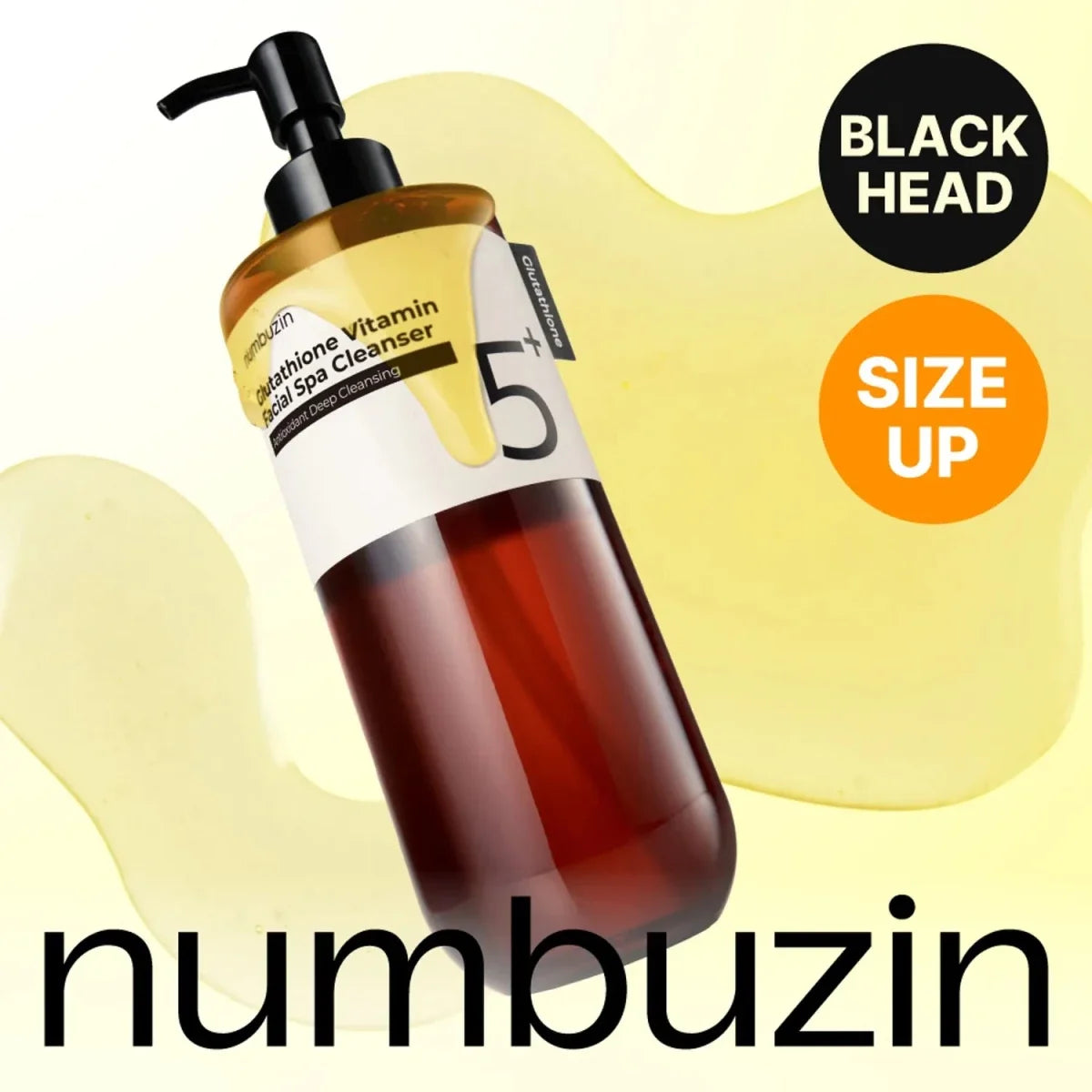 Numbuzin No.5+ Glutathione Vitamin Facial Spa Cleanser 200ml