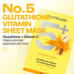 Numbuzin No.5 Vitamin Spotlight Sheet Mask-1PC