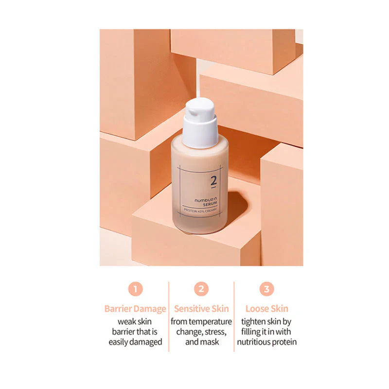 Numbuzin No.2 Protein 43% Creamy Serum 50ml