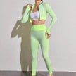 Nylon Quick-drying Long-sleeved Yoga Fitness Gym Suit