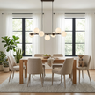 ESTERA Brown Scandinavian  Pendant Light 7