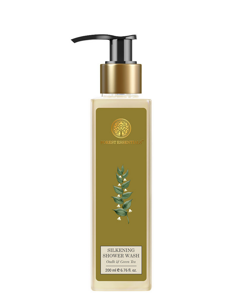 Gel douche soyeux à l'oud et au thé vert de Forest Essentials