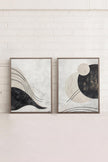 MINIMALIST UNIVERSE DUO (2 Oeuvres sur toile étirée)
