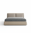Oakville Fabric and Leather Bed