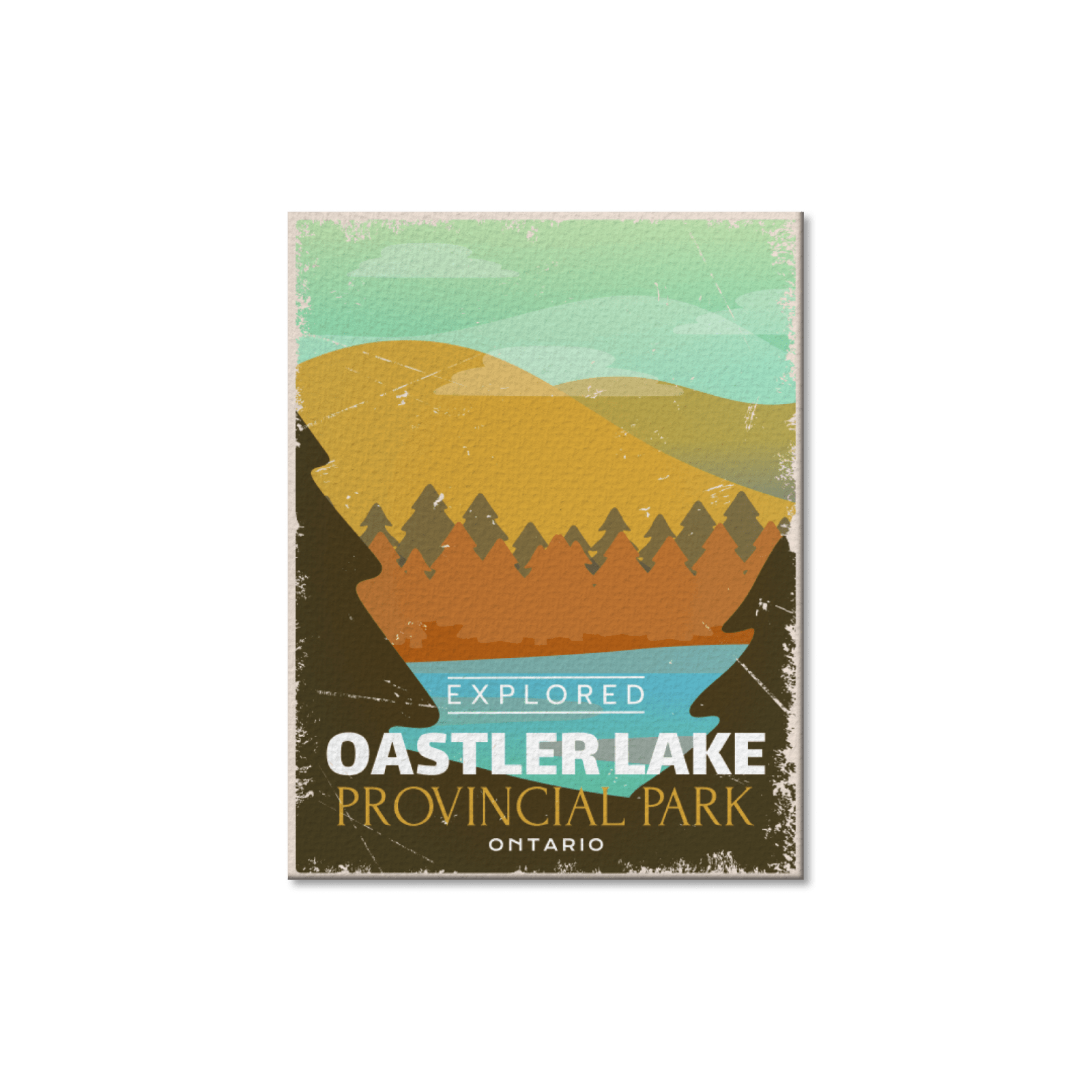 Oastler Lake Ontario Provincial Park Postcard, Canada Parks